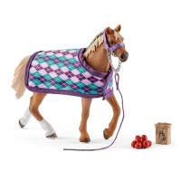 Schleich - Anglický plnokrevník s doplňky 42360