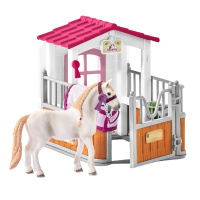 Schleich - Stáj s kobylou 42368