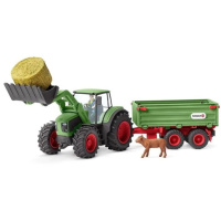 Schleich Farm World – Traktor s vlečkou 42379