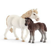 Schleich - Kobyla s hříbátkem 42423