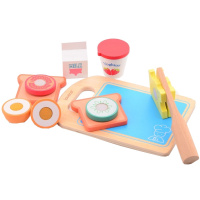 Dřevěný snídaňový set