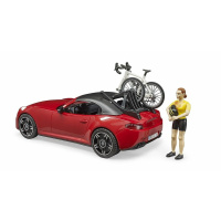 Bruder – Roadster auto s cyklistou