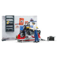 Bruder - Servis motorek