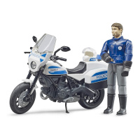Bruder – Ducati motorka v policejním provedení s figurkou