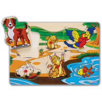 Dřevěné puzzle