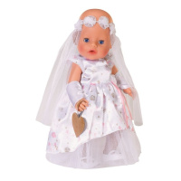 Baby Born - Svatební šaty set