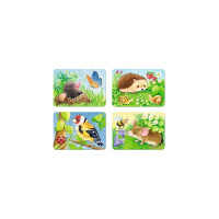 Puzzle - Zvířátka 4v1