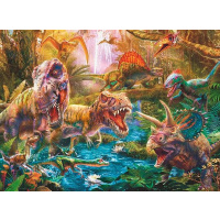 Puzzle 150 XXL – Dinosauři na útěku