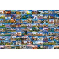 Puzzle 3000 - 99 míst Evropy