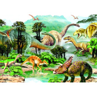 Puzzle 100 - Život dinosaurů