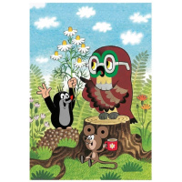 Puzzle 2x24 - Krtek na mýtince