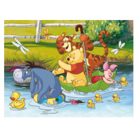 Medvídek Pú-Dřevěné kostky