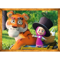 Puzzle 4v1 Máša a medvěd