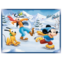 Puzzle 2v1 - Mickey Mouse