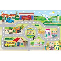 Velké podlahové puzzle - Město