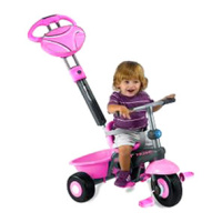 TŘÍKOLKA SMART-TRIKE 3 V 1 - SPORT- RŮŽOVÁ