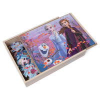 Dřevěné puzzle 3 x 24 – Frozen II