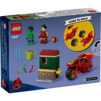 76287 Lego Marvel – Iron Man s motorkou a Hulk