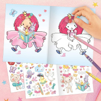 Princess Mimi - Omalovánky se samolepkami