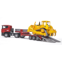 Tahač Scania a Buldozer