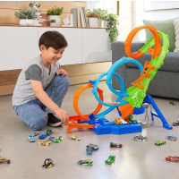 Hot Wheels – Dráha se čtyřmi smyčkami