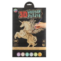 3D dřevěné puzzle