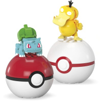 Mega Construx - Pokémon Pokeball Bulbasaur & Psyduck