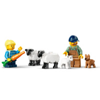 60461 Lego City – Červený traktor s přívěsem a ovcemi