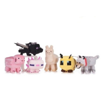 Minecraft - Plyšová postavička 30 cm Růžový Axolotl