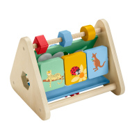 Fisher-Price - Dřevěný trojúhelník s aktivitami