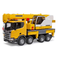Bruder – Vozidlo Scania 560R s jeřábem Liebherr