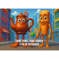 Puzzle 200 - BrainRot: Tung Tung Sahur I Ta Ta Ta Sahur