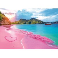 Puzzle 1000 – Růžová pláž