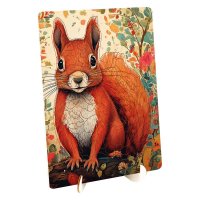 Drevené puzzle – Zvířata Veverka