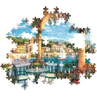 Puzzle 1000 - Výhled na jezero Como