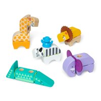 Melissa & Doug – Dřevěné kostky Safari