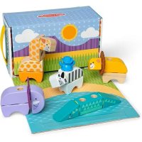 Melissa & Doug – Dřevěné kostky Safari