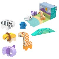 Melissa & Doug – Dřevěné kostky Safari