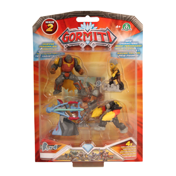 Gormiti Wave 2 - Figurky Lord Titano, Trek, Orion, Hurik