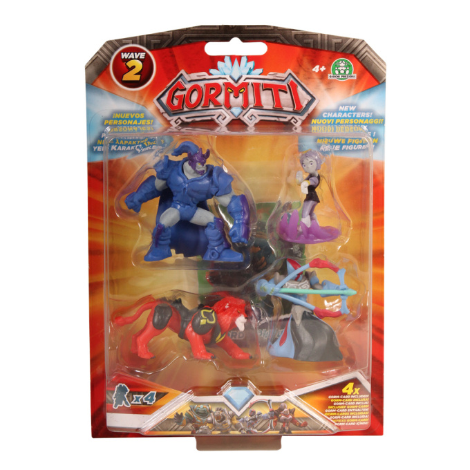 Gormiti Wave 2 - Figurky Lord Voidus, Ao-Ki, Pyron, Orion