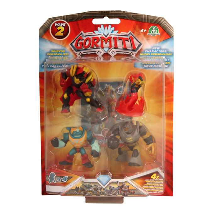 Gormiti Wave 2 - Figurky Lord Keryon, Riff, Diakos, Havok