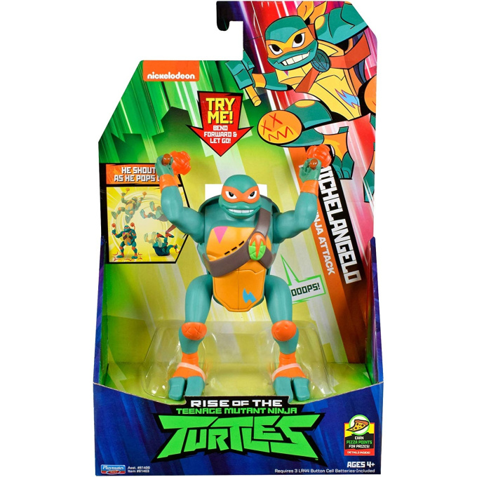 Ninja Turtles - Figurka se zvukem Michelangelo