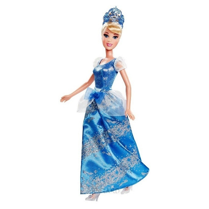 Disney Princess - Pohádková panenka + knížka Popelka