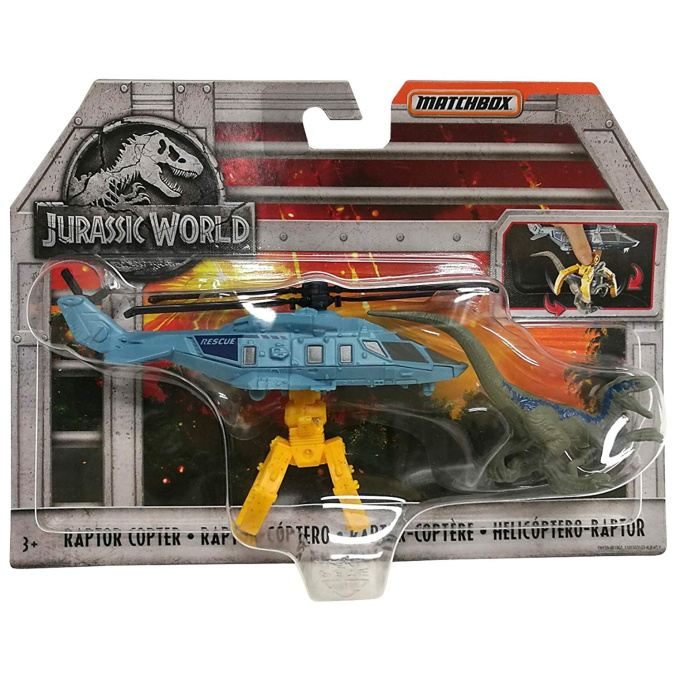 Jurassic World - Vozidlo s dinosaurem Raptor Copter