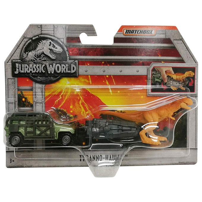 Jurassic World - Vozidlo s dinosaurem Tyranno-Hauler