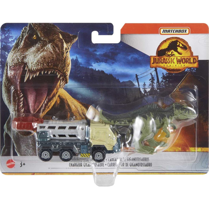 Jurassic World - Vozidlo s dinosaurem Giganotosaurus Loader