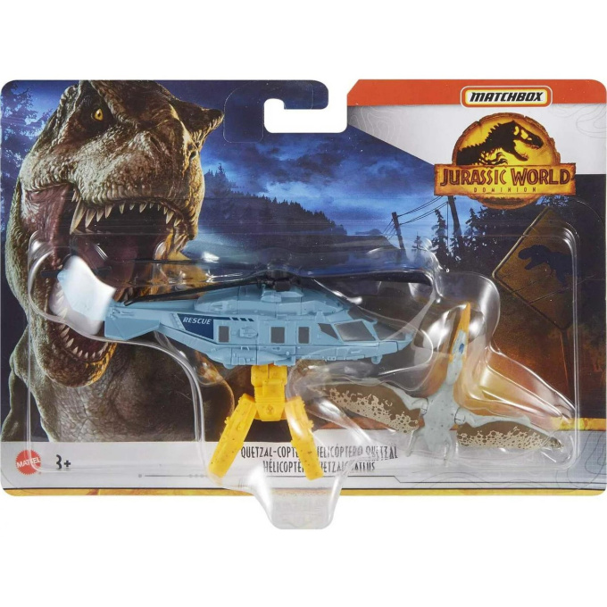 Jurassic World - Vozidlo s dinosaurem Quetzal-copter