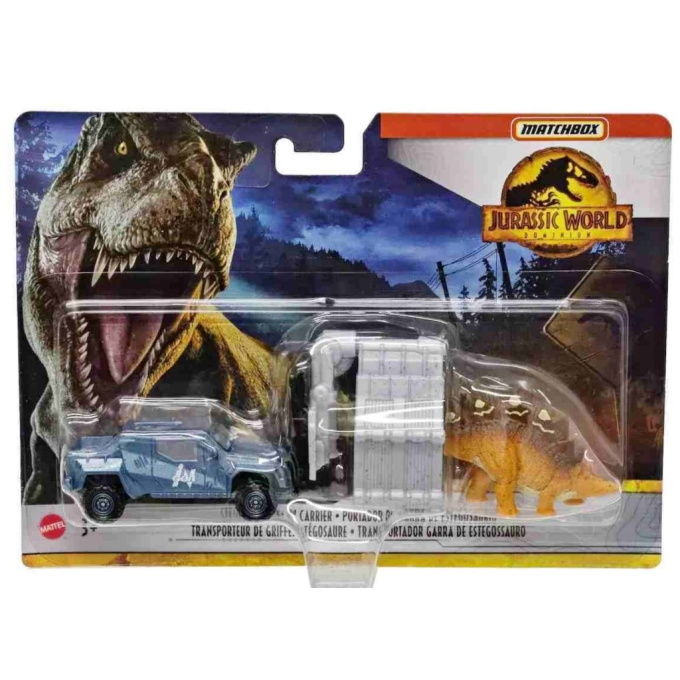 Jurassic World - Vozidlo s dinosaurem Stegosaurus Claw Carrier