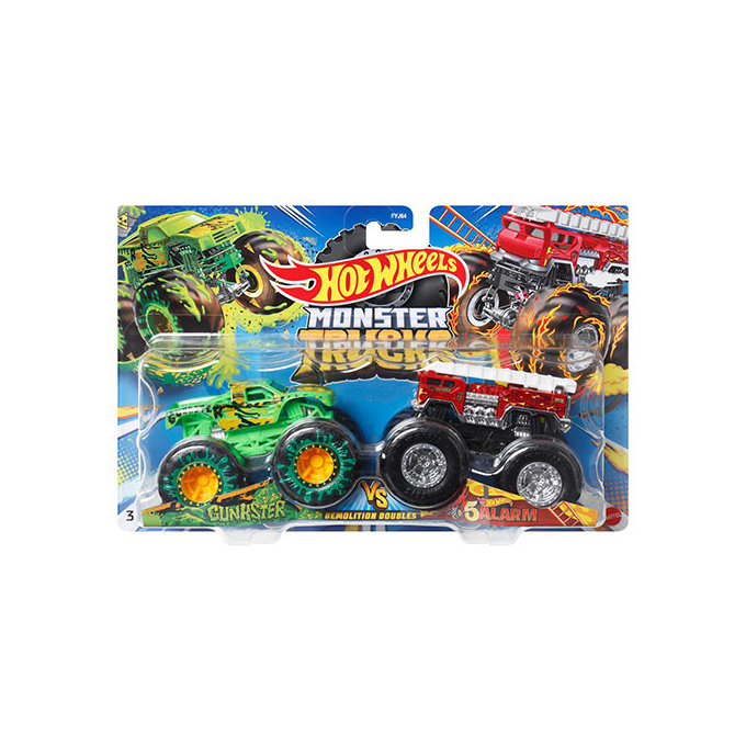 Hot Wheels Monster Trucks – Demoliční duo Gunkster Vs 5Alarm