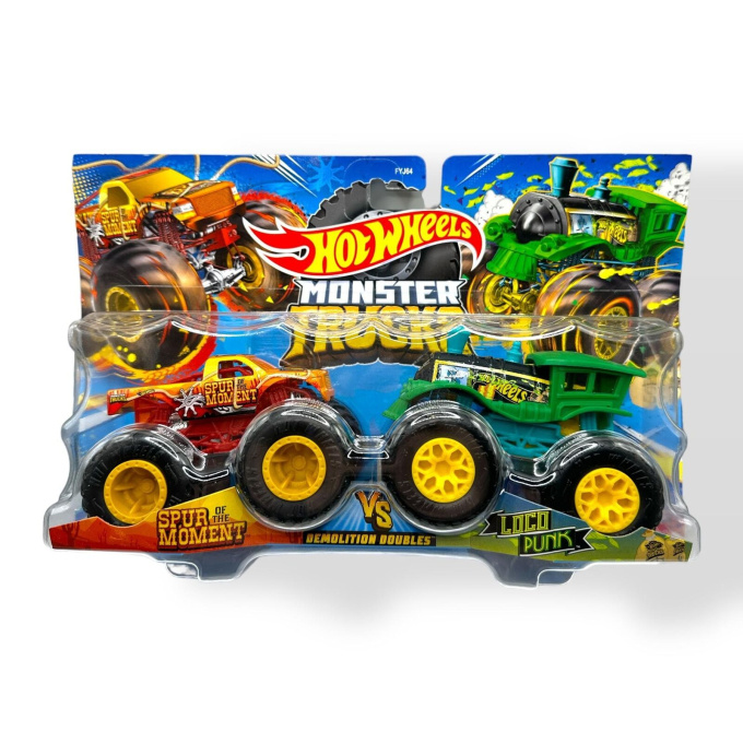 Hot Wheels Monster Trucks – Demoliční duo Spur Of The Moment Vs Loco Punk